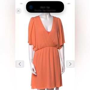 Alice + Olivia coral peachy Dress